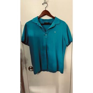 Lauren Ralph Lauren Blue Polo Top Womens Size XL
